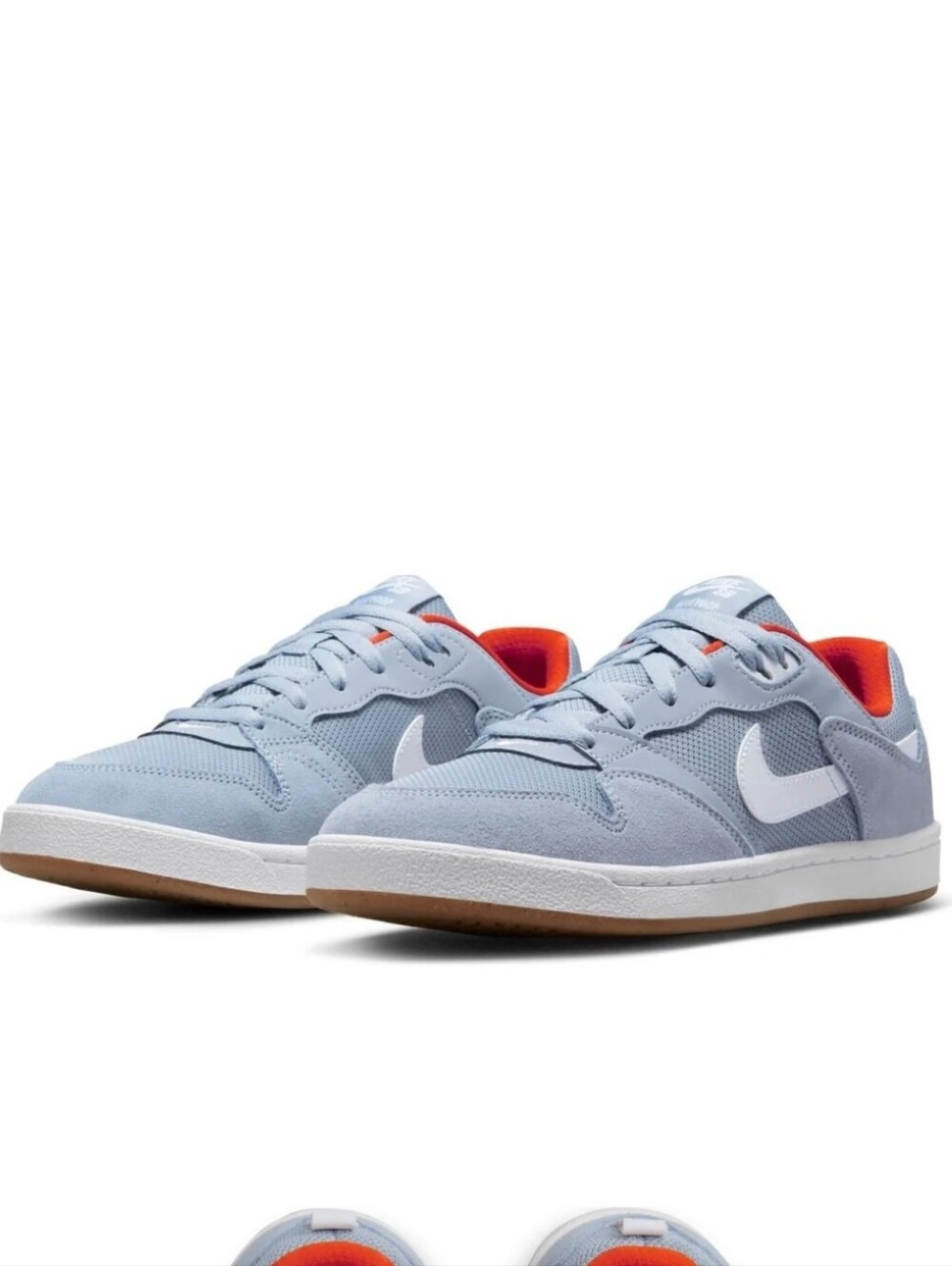 Nike SB Alleyoop Mens Trainers Sneakers Shoes Obsidian Mist/White Sz 11